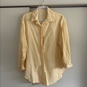 Daily Drills Yellow Striped Shirt